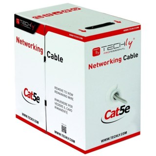 Kabel Skrętka Kat 5e UTP Drut 305m Box Szara SOHO CCA