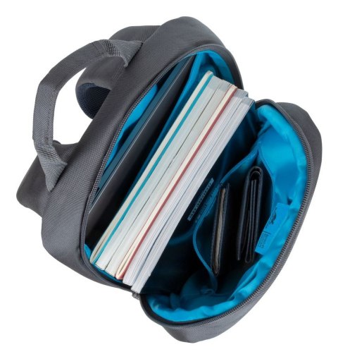 Plecak do notebooka 13,3"-14" RIVACASE ECO Alpendorf 7523, szary, z wodoodpornego, materiału z recyklingu (rPET)