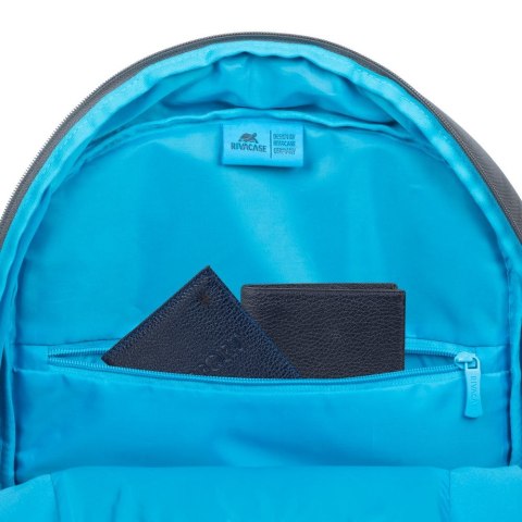 Plecak do notebooka 13,3"-14" RIVACASE ECO Alpendorf 7523, szary, z wodoodpornego, materiału z recyklingu (rPET)