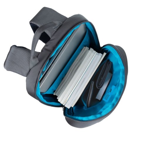 Plecak do notebooka 15,6"-16" RIVACASE ECO Alpendorf 7561, szary, z ekologicznego, wodoodpornego materiału z recyklingu (rPET)