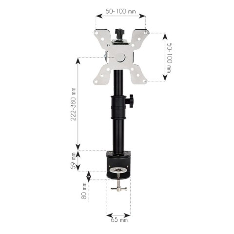 UCHWYT BIURKOWY LED/LCD 13-30 CALI PIONOWY