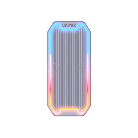 Unitek Obudowa dysku M.2 SSD NVMe/SATA 10Gbps RGB