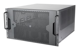 Futerał SilverStone RM600 do montażu w szafie, E-ATX / SSI-EEB, format 6U - ciemnoszary