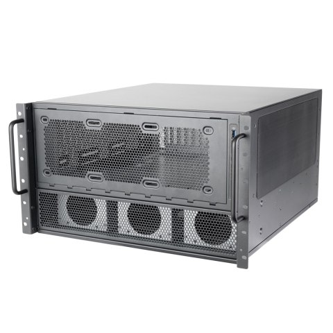 Futerał SilverStone RM600 do montażu w szafie, E-ATX / SSI-EEB, format 6U - ciemnoszary