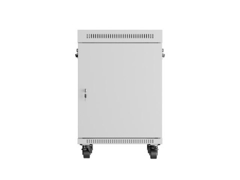SZAFA INSTALACYJNA RACK STOJĄCA 19" 15U 600X600 SZARA DRZWI SZKLANE LCD LANBERG (FLAT PACK) V2