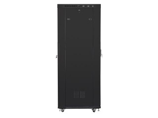 SZAFA INSTALACYJNA RACK STOJĄCA 19" 42U 600X1000 CZARNA DRZWI PERFOROWANE LCD LANBERG (FLAT PACK) V2