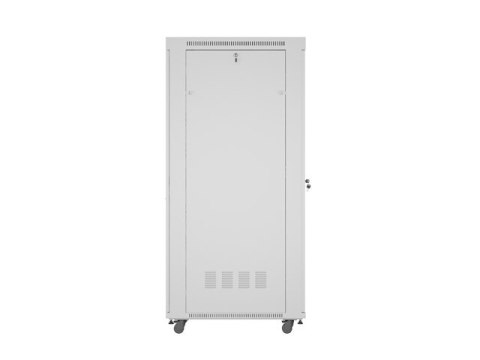 SZAFA INSTALACYJNA RACK STOJĄCA 19" 42U 800X1000 SZARA DRZWI SZKLANE LCD LANBERG (FLAT PACK) V2