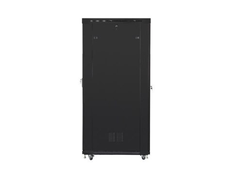 SZAFA INSTALACYJNA RACK STOJĄCA 19" 42U 800X1200 CZARNA DRZWI SZKLANE LCD LANBERG (FLAT PACK) V2