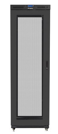 SZAFA INSTALACYJNA RACK STOJĄCA 19" 47U 800X1000 CZARNA DRZWI PERFOROWANE LCD LANBERG (FLAT PACK) V2