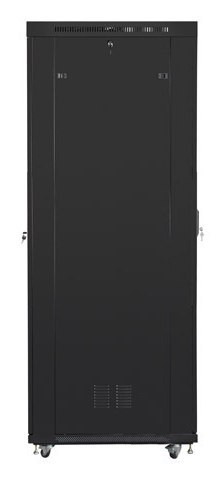 SZAFA INSTALACYJNA RACK STOJĄCA 19" 47U 800X1000 CZARNA DRZWI PERFOROWANE LCD LANBERG (FLAT PACK) V2