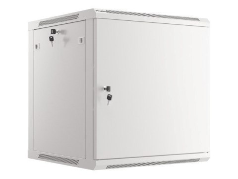 SZAFA INSTALACYJNA RACK WISZĄCA 19" 12U 600X600 SZARA DRZWI METALOWE LANBERG (FLAT PACK)