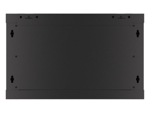 SZAFA INSTALACYJNA RACK WISZĄCA 19" 6U 600X450 CZARNA DRZWI METALOWE LANBERG (FLAT PACK)