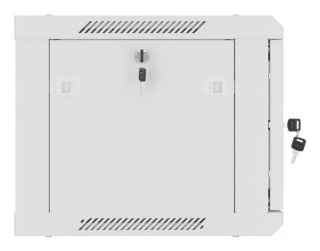 SZAFA INSTALACYJNA RACK WISZĄCA 19" 6U 600X450 SZARA DRZWI METALOWE LANBERG (FLAT PACK)