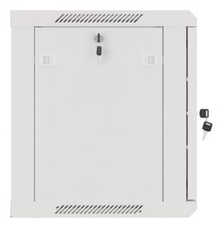SZAFA INSTALACYJNA RACK WISZĄCA 19" 9U 600X450 SZARA DRZWI METALOWE LANBERG (FLAT PACK)
