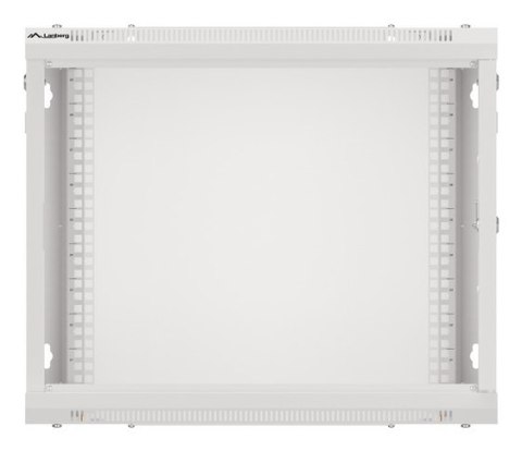 SZAFA INSTALACYJNA RACK WISZĄCA 19" 9U 600X450 SZARA DRZWI METALOWE LANBERG (FLAT PACK)