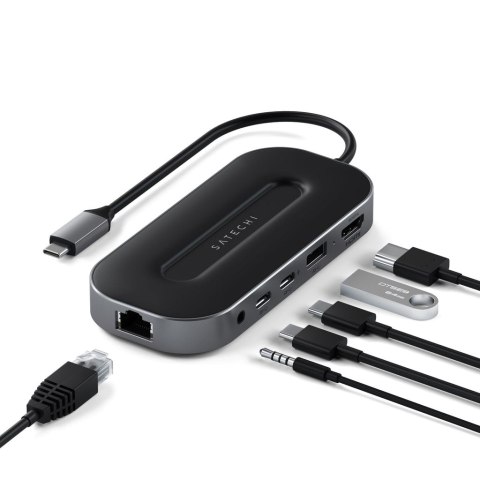 Koncentrator USB Satechi USB-C MultiPort USB4 + 2,5 G Ethernet