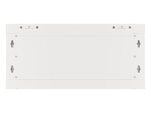 Lanberg :: Rack Cabinet 19? Wall-Mount 4U/600X450 (flat-pack) V2 Grey, Glass door