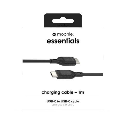 Mophie essentials charging cables | 1M kabel USB USB 2.0 USB C Czarny
