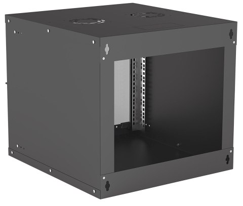 SZAFKA WISZĄCA 9U 540x560 RACK 19 BASIC FLATPACK CZARNA
