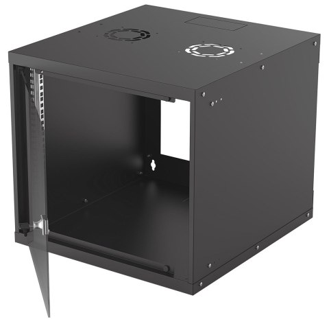 SZAFKA WISZĄCA 9U 540x560 RACK 19 BASIC FLATPACK CZARNA