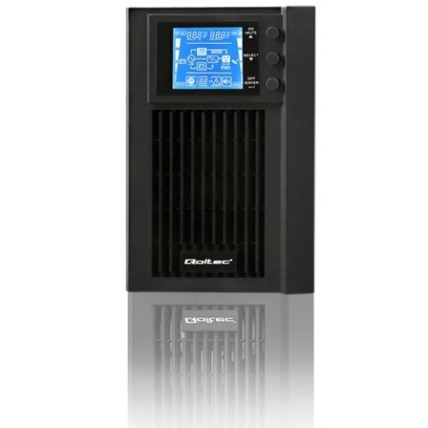 Zasilacz awaryjny UPS Qoltec Pure Sine Wave LCD 1000VA 800W