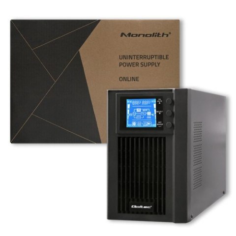 Zasilacz awaryjny UPS Qoltec Pure Sine Wave LCD 1000VA 800W