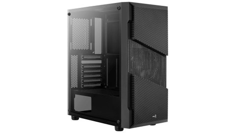 Aerocool Menace Saturn FRGB Midi-Tower, Szkło Hartowane - czarne