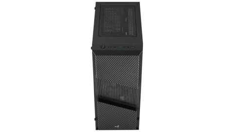Aerocool Menace Saturn FRGB Midi-Tower, Szkło Hartowane - czarne