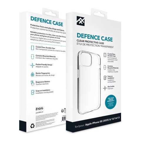 IFROGZ Defence pokrowiec na telefon komórkowy 15,5 cm (6.1") Przezroczysty