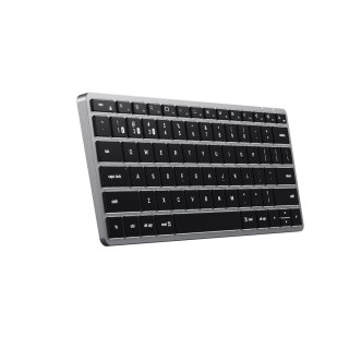 Klawiatura Satechi Slim X1 - klawiatura Bluetooth do trzech urządzeń USB-C (space gray)