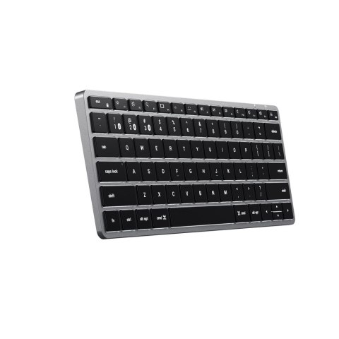 Klawiatura Satechi Slim X1 - klawiatura Bluetooth do trzech urządzeń USB-C (space gray)