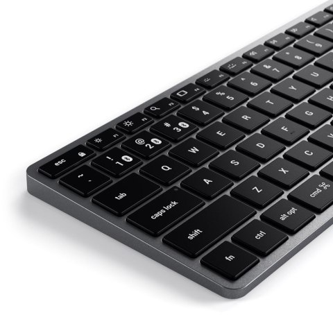 Klawiatura Satechi Slim X1 - klawiatura Bluetooth do trzech urządzeń USB-C (space gray)