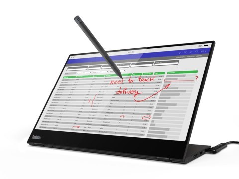 Lenovo M14t LED display 35,6 cm (14") 1920 x 1080 px Full HD Ekran dotykowy Czarny