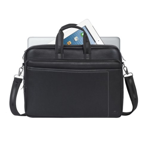 Torba do notebooka 16" RIVACASE Orly z materiału wodoodpornego, czarna