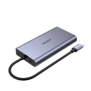 Unitek Hub USB-C 3.1 8w1 z Power Delivery 100W