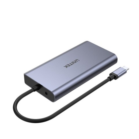 Unitek Hub USB-C 3.1 8w1 z Power Delivery 100W