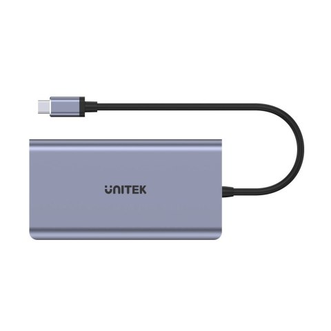 Unitek Hub USB-C 3.1 8w1 z Power Delivery 100W