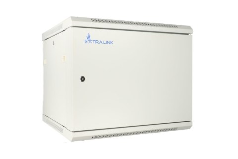Extralink 12U 600x450 ASP Szara | Szafa rack | montowana na ścianie, drzwi blaszane pełne