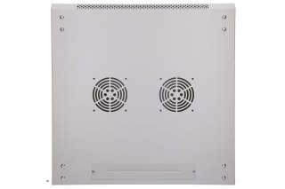 Extralink 12U 600x600 ASP Szara | Szafa rack | montowana na ścianie, drzwi blaszane pełne