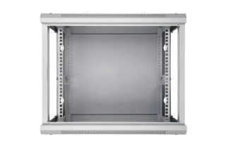 Extralink 9U 600x600 Szara | Szafa rack | montowana na ścianie