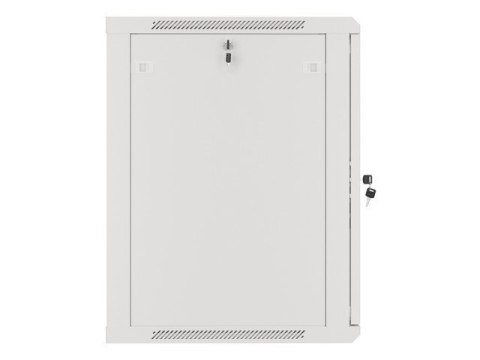 Lanberg :: Rack Cabinet 19? Wall-Mount 15U/600X600 (flat-pack) V2 Grey, Glass door