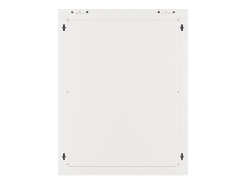 Lanberg :: Rack Cabinet 19? Wall-Mount 15U/600X600 (flat-pack) V2 Grey, Glass door