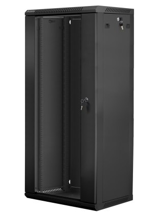Lanberg :: Rack Cabinet 19? Wall-Mount 27U/600X450 (flat-pack) V2 Black LANBERG