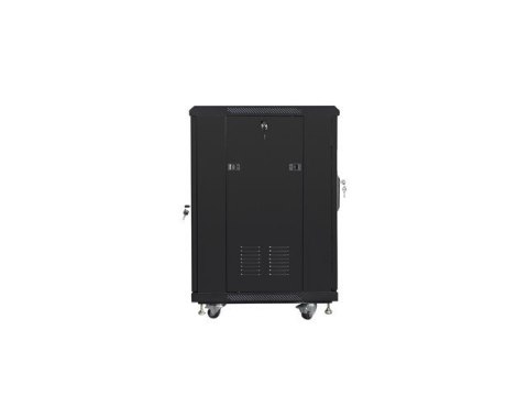 SZAFA INSTALACYJNA RACK STOJĄCA 19" 15U 600X600 CZARNA LANBERG (FLAT PACK)
