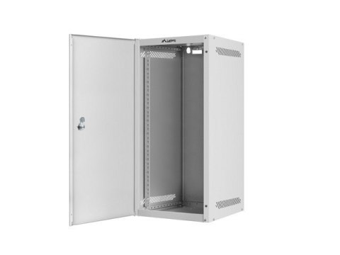 SZAFA INSTALACYJNA RACK WISZĄCA 10" 12U 280X310 SZARA DRZWI METALOWE LANBERG (FLAT PACK)