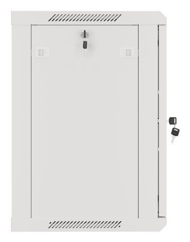 SZAFA INSTALACYJNA RACK WISZĄCA 19" 12U 600X450 SZARA DRZWI METALOWE LANBERG (FLAT PACK)