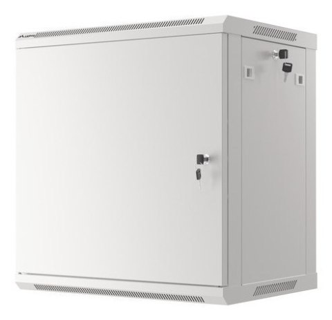 SZAFA INSTALACYJNA RACK WISZĄCA 19" 12U 600X450 SZARA DRZWI METALOWE LANBERG (FLAT PACK)