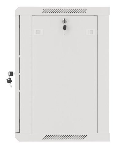 SZAFA INSTALACYJNA RACK WISZĄCA 19" 12U 600X450 SZARA DRZWI METALOWE LANBERG (FLAT PACK)