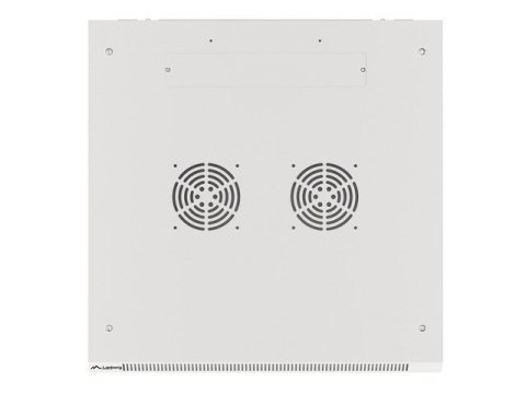 SZAFA INSTALACYJNA RACK WISZĄCA 19" 12U 600X600 SZARA DRZWI METALOWE LANBERG (FLAT PACK)