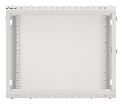 SZAFA INSTALACYJNA RACK WISZĄCA 19" 9U 600X600 SZARA DRZWI METALOWE LANBERG (FLAT PACK)